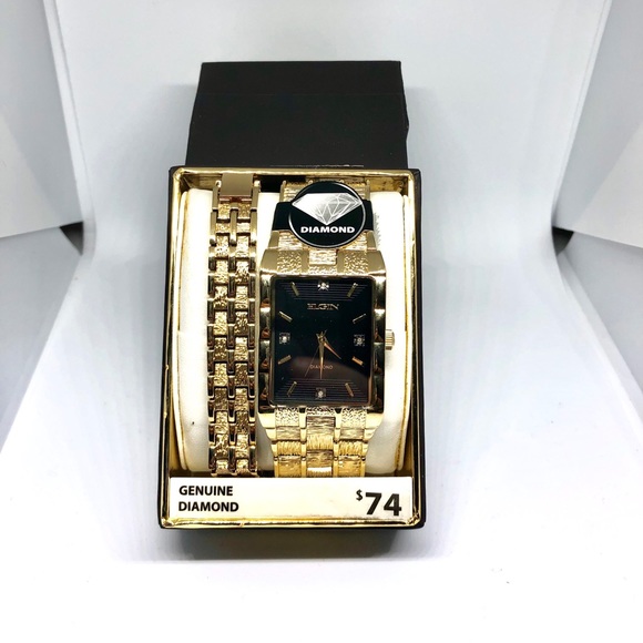 Elgin Other - Elgin watch with genuine diamonds BNWT